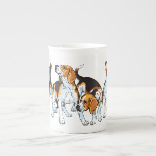 Tasse En Porcelaine Hound beagle
