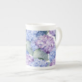 Tasse En Porcelaine Hydrangée (Devant droit)
