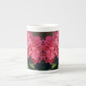Tasse En Porcelaine Hydrangée rose (Devant)