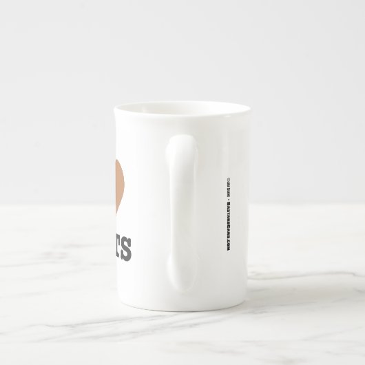 Tasse En Porcelaine I Heart Sharts Funny Icon Graphisme (Dos)