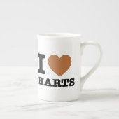 Tasse En Porcelaine I Heart Sharts Funny Icon Graphisme (Droite)