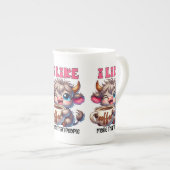 Tasse En Porcelaine I Like Coffee More Than People (Devant droit)