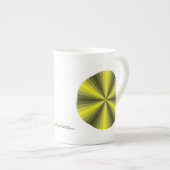 Tasse En Porcelaine Illusion optique Boue de spécialité jaune (Devant droit)