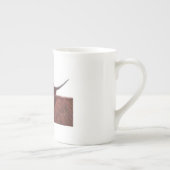 Tasse En Porcelaine Illustration de la vache Highland (Droite)