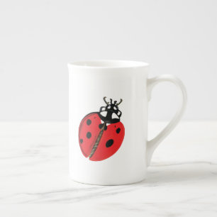 Tasse En Porcelaine Illustration Lady Bug