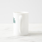 Tasse En Porcelaine Illustration Plante Fiddle Tree Maison de verdure (Dos)