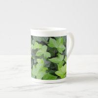 Impression botanique verte Ivy