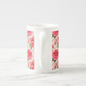 Tasse En Porcelaine Impression florale (Dos)