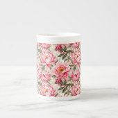 Tasse En Porcelaine Impression florale (Devant)