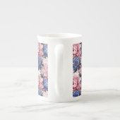 Tasse En Porcelaine Impression florale (Dos)