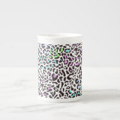 Tasse En Porcelaine Impression léopard pastel (Devant)