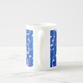 Tasse En Porcelaine Impression musicale - indigo blue, multi (Dos)