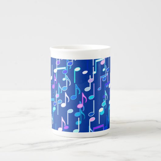 Tasse En Porcelaine Impression musicale - indigo blue, multi (Devant)