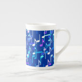 Tasse En Porcelaine Impression musicale - indigo blue, multi (Droite)