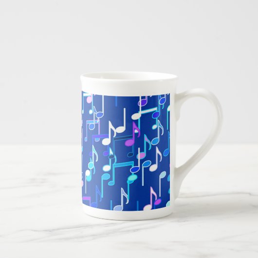 Tasse En Porcelaine Impression musicale - indigo blue, multi (Droite)