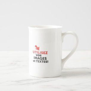 Tasse En Porcelaine Imprimez vos conceptions en ligne en français