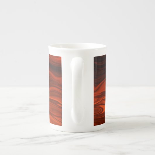 Tasse En Porcelaine Incendie liquide par Shirley Taylor (Dos)