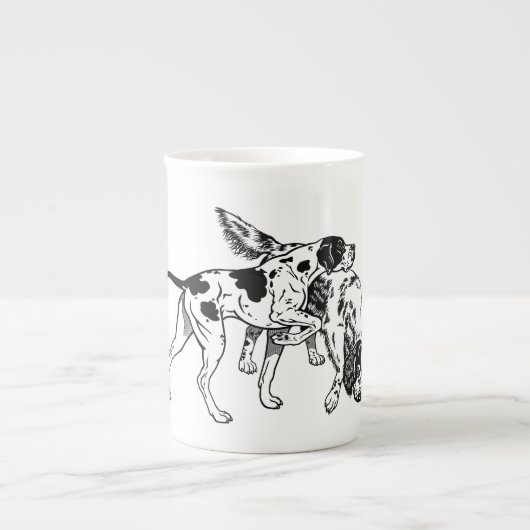Tasse En Porcelaine indicateur et poseur anglais (Devant)