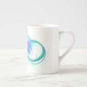 Tasse En Porcelaine Infinity with Rainbow Jellyfish (Droite)