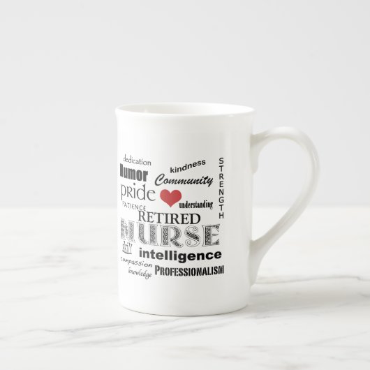 Tasse En Porcelaine Infirmière Pride-Attributes/RETIRED (Droite)