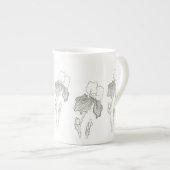 Tasse En Porcelaine Iris (Devant droit)
