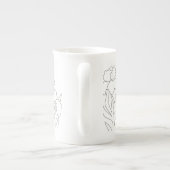 Tasse En Porcelaine Iris (Dos)
