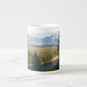 Tasse En Porcelaine Jackson Hole Mountains et River (Devant)