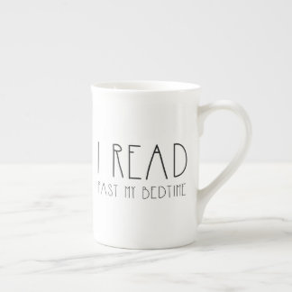 Tasse En Porcelaine J'ai lu après mon texte heure du coucher