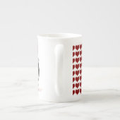 Tasse En Porcelaine J'aime mon lapin géant flamand (Dos)