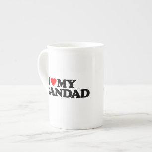 TASSE EN PORCELAINE J'AIME MON PAPY