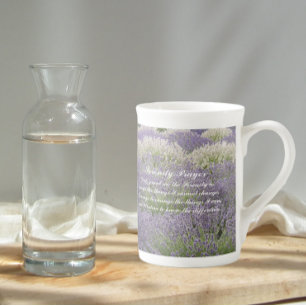 Tasse En Porcelaine Jardin de prière de sérénité inspirant