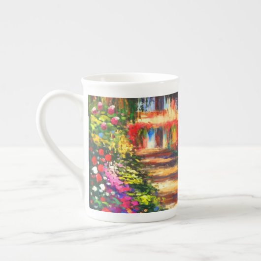 Tasse En Porcelaine Jardin du Monet à Giverny (Gauche)