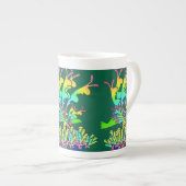 Tasse En Porcelaine Jardin fleuri (Devant droit)