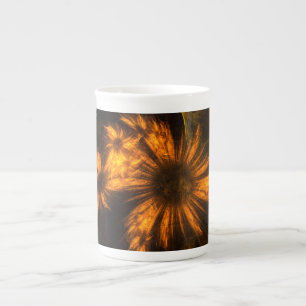 Tasse En Porcelaine Jardin mystique Art Abstrait