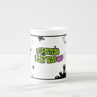 Tasse En Porcelaine Je ne répare rien. Je le laisse partir | Citation