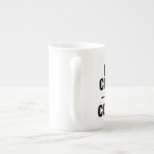 TASSE EN PORCELAINE JE NE SUIS PAS CONCÉDÉ, JUSTE CONVAINCU (Dos)