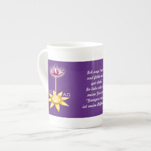 Tasse En Porcelaine « Je suis » un carême