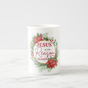 Tasse En Porcelaine Jésus est la raison de la saison Noël