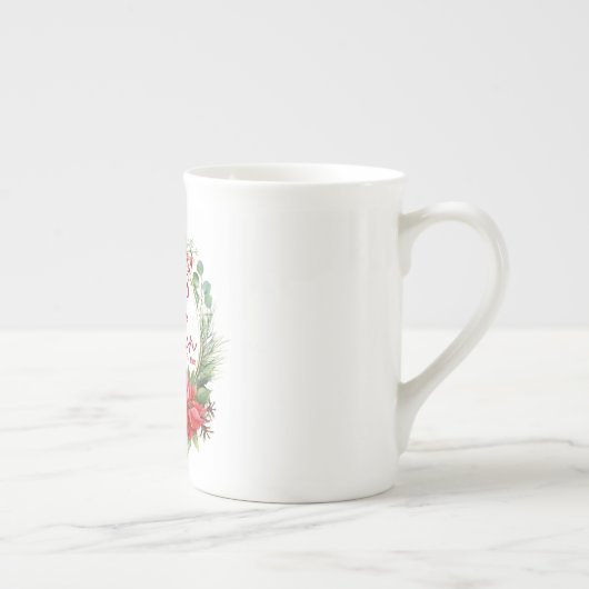Tasse En Porcelaine Jésus est la raison de la saison Noël (Droite)