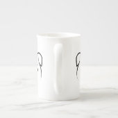 Tasse En Porcelaine Joli chiot (Dos)