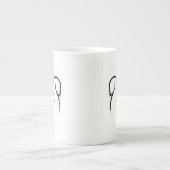 Tasse En Porcelaine Joli chiot (Devant)