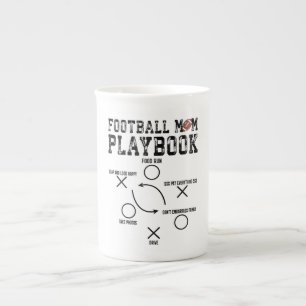 Tasse En Porcelaine Joli Football Maman Playbook