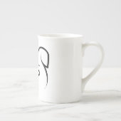 Tasse En Porcelaine Joli rose (Droite)