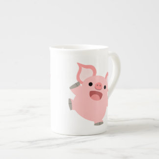 Tasse En Porcelaine Jolie caricature Cochon