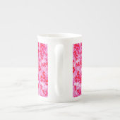 Tasse En Porcelaine Jolies fleurs rouges (Dos)