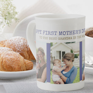 Tasse En Porcelaine Joyeuse première fête des mères Meilleure grand-mè