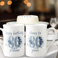 Joyeux 80e anniversaire Fleurs numéro 80