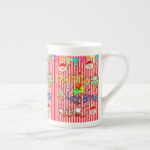 Tasse En Porcelaine Joyeux anniversaire Joyeux Noël (Droite)
