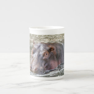 Tasse En Porcelaine Joyeux Hippo