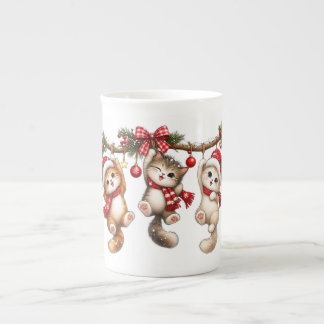 Tasse En Porcelaine Joyeux Noël | Esthétique des Fêtes Coesy